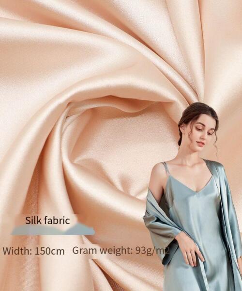 5075 has a lustrous elastic satin fabric that simulates silk. It is suitable for Hanfu, Tang costumes, cheongsams, home wear, bags, and gifts