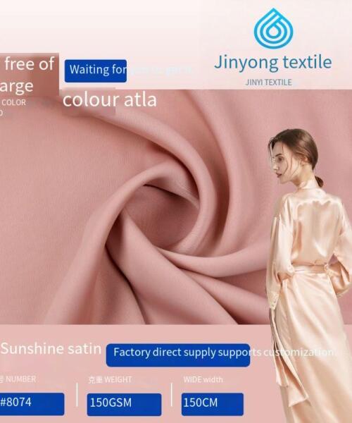 100D sunshine satin chiffon fabric, dress, shirt suit, pants, Hanfu fabric
