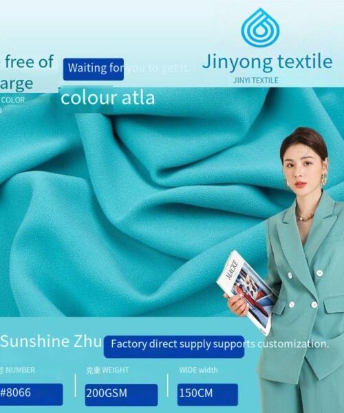 200g sunshine bead chiffon fabric, ultra-soft polyester sunshine linen dress and pants fabric