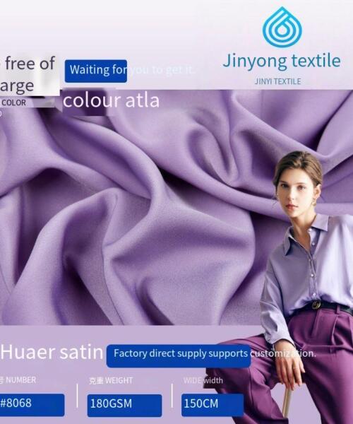 180g Hualuan satin imitation acetate satin pajamas fabric, dress shirt set, small suit fabric