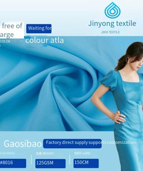 Gaosibao chiffon fabric, polyester stage performance clothing, Hanfu scarf, pants, workwear fabric