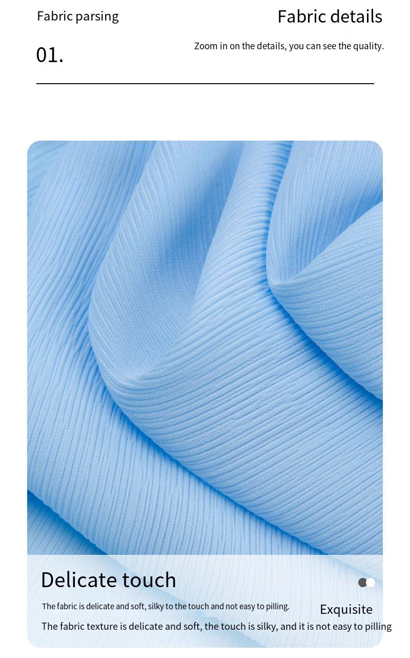114g100D downy chiffon fabric for shirts, dresses, wedding gowns, scarves, and formal wear - Image 3