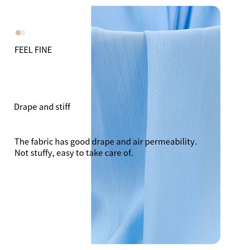 114g100D downy chiffon fabric for shirts, dresses, wedding gowns, scarves, and formal wear - Image 4