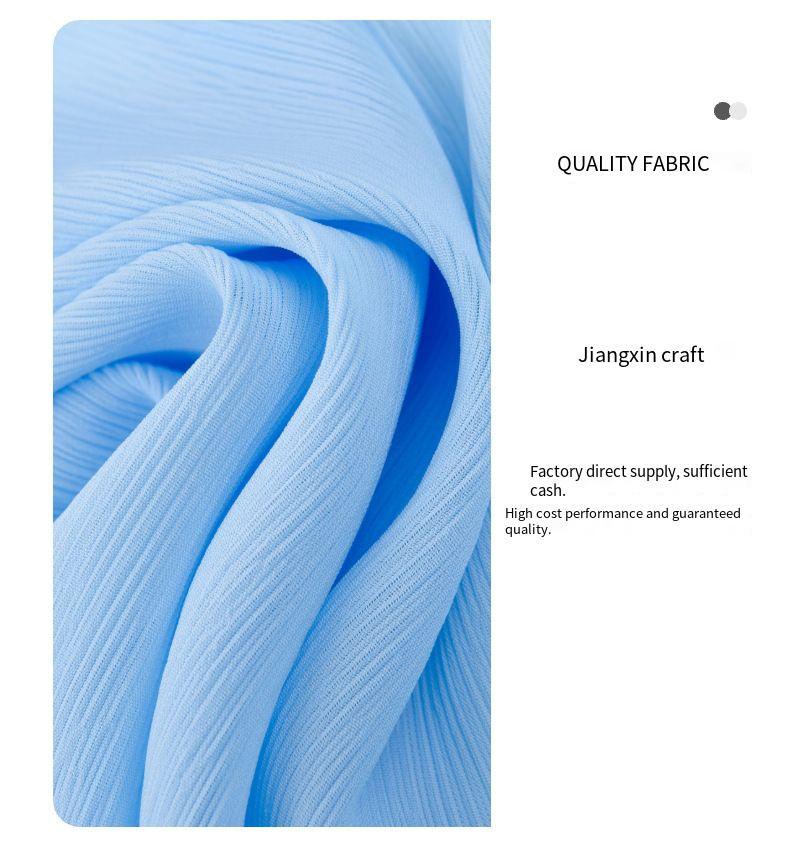 114g100D downy chiffon fabric for shirts, dresses, wedding gowns, scarves, and formal wear - Image 5