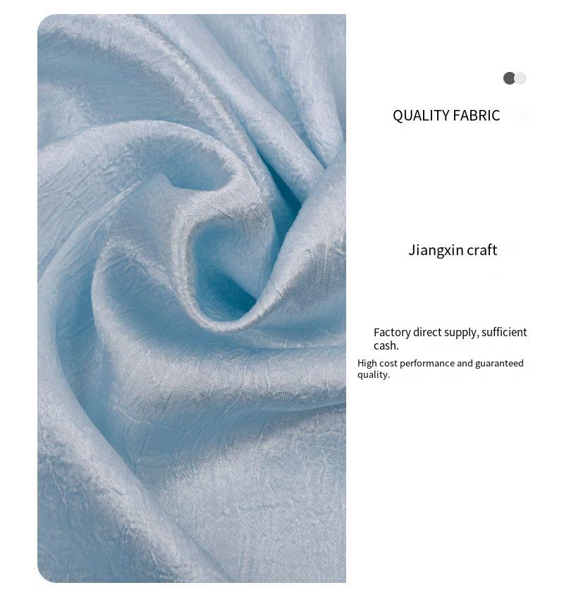 imitation acetate Dubai crepe women's dress fabric, shirt dress wedding dress scarf lining fabric - Image 5