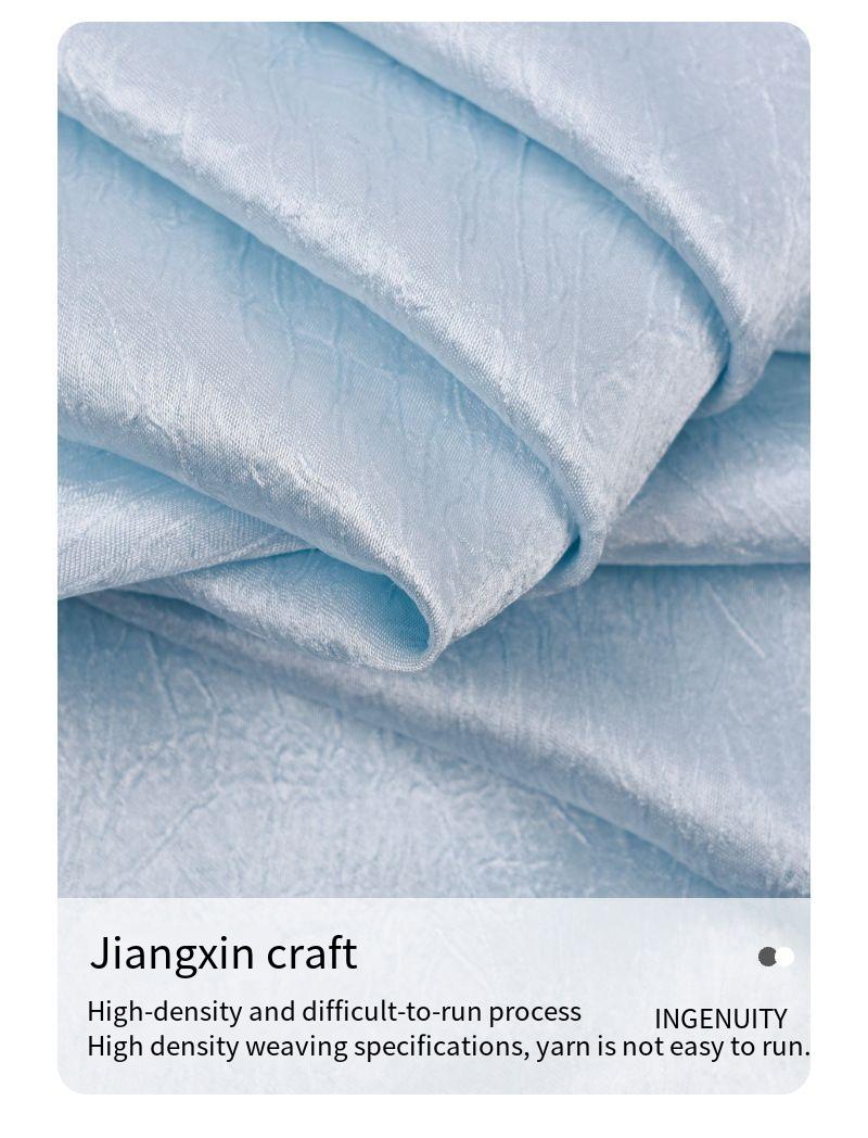 imitation acetate Dubai crepe women's dress fabric, shirt dress wedding dress scarf lining fabric - Image 6