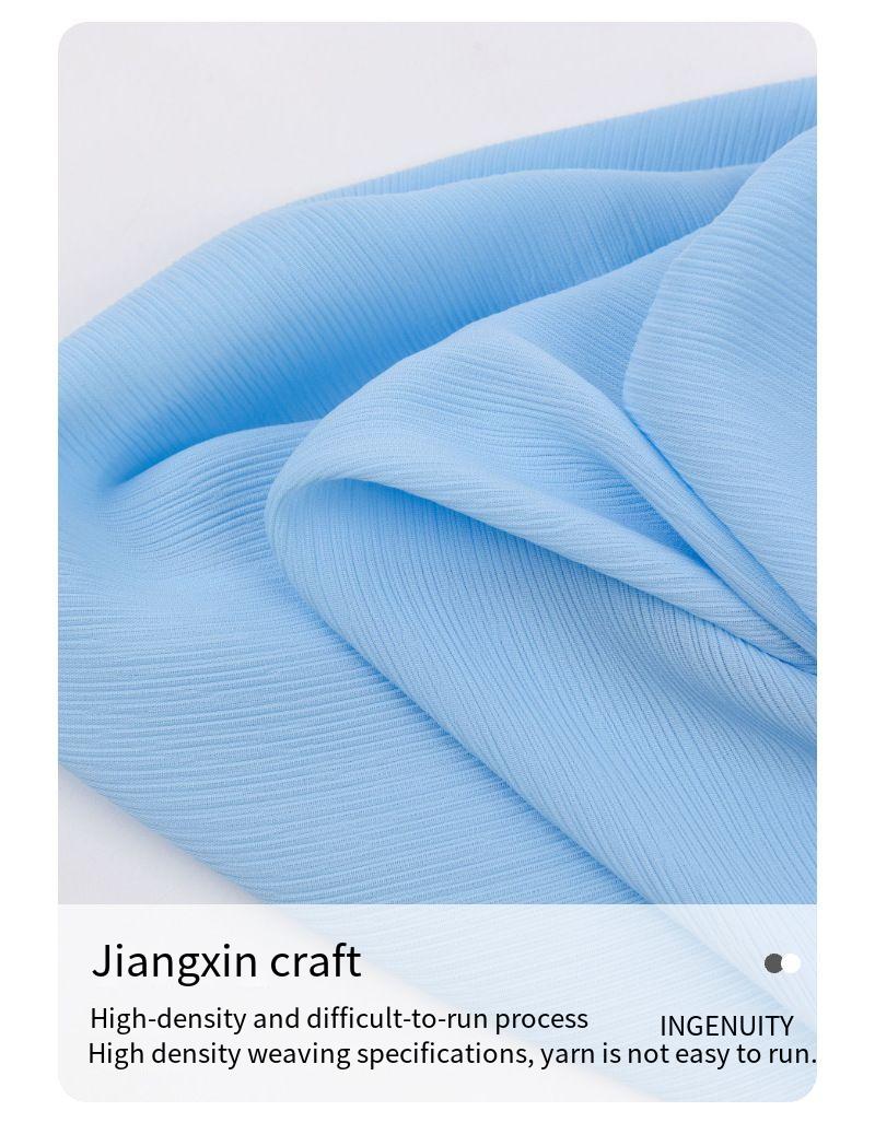 114g100D downy chiffon fabric for shirts, dresses, wedding gowns, scarves, and formal wear - Image 6
