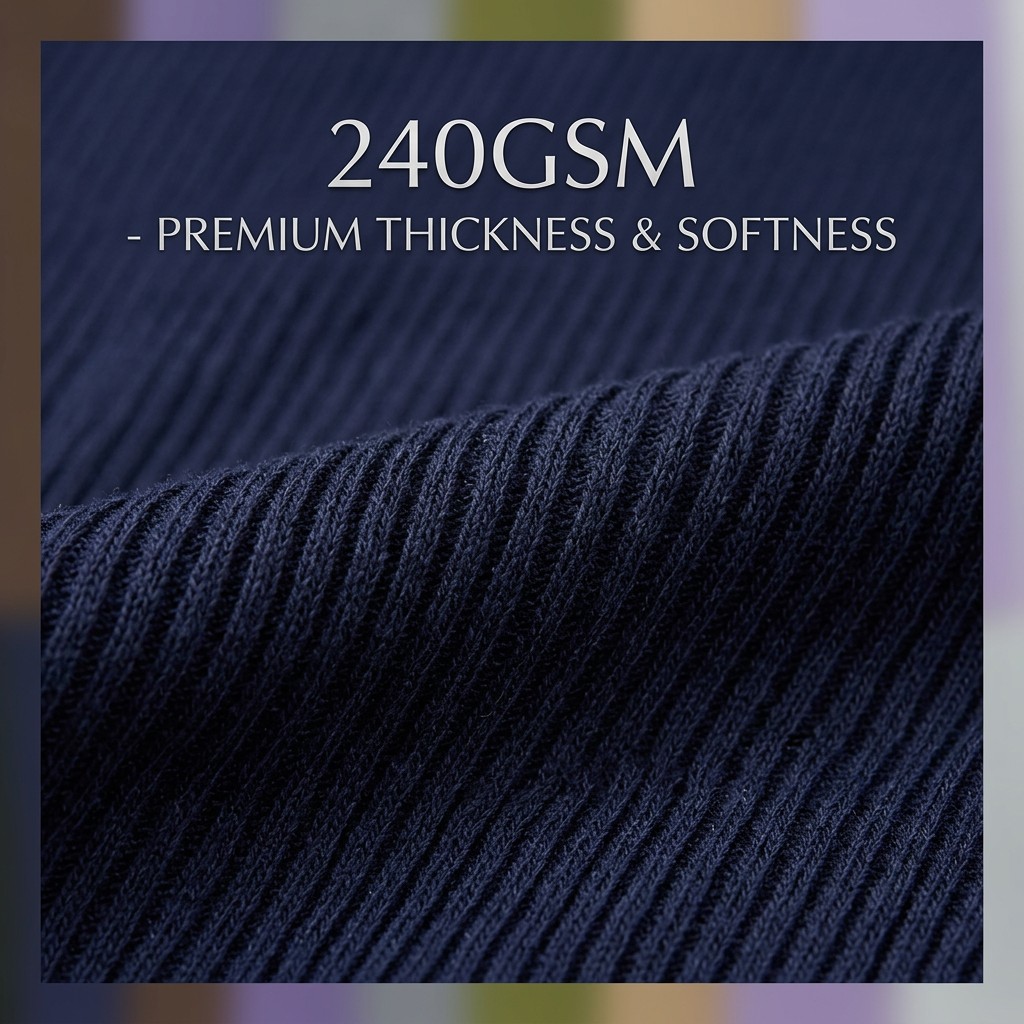 240GSM Premium Rib Knit