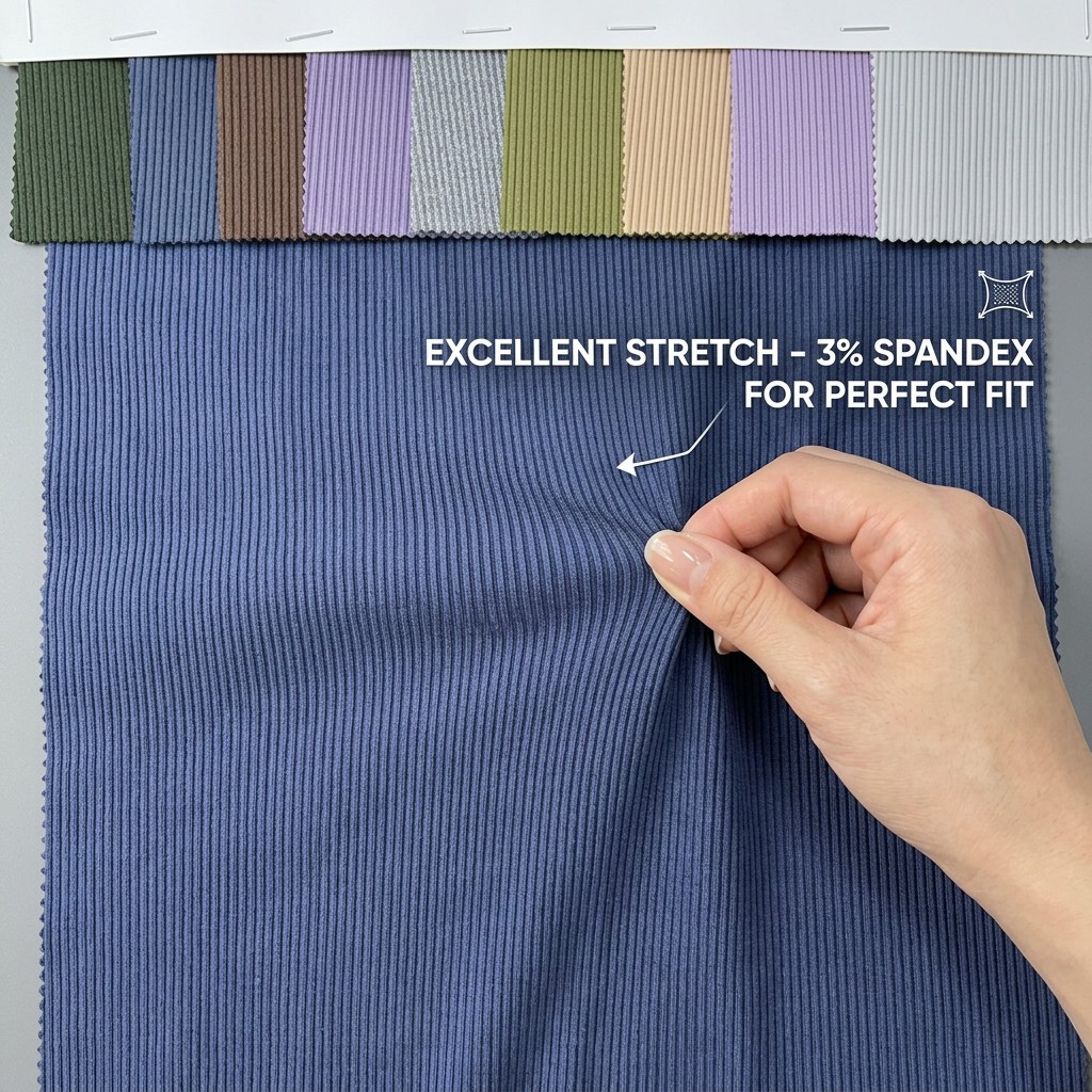 3% Spandex High Elastic