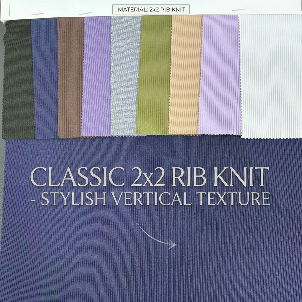 Classic 2x2 Rib Texture